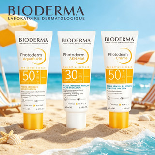 Kem chống nắng Bioderma 40ml/Photoderm Aquafluide SPF50+/Crème SPF50+/AKN Mat SPF30/cho da khô