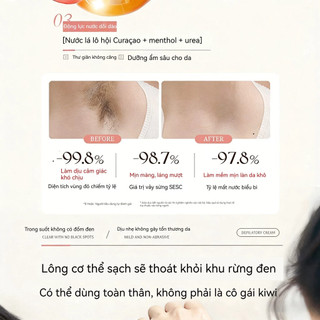 [Rẻ nhất shopee] Kem Tẩy Lông Body & Bikini Tặng Gel Dưỡng Da + Que Gạt – Tẩy Lông Nhanh Dịu Nhẹ