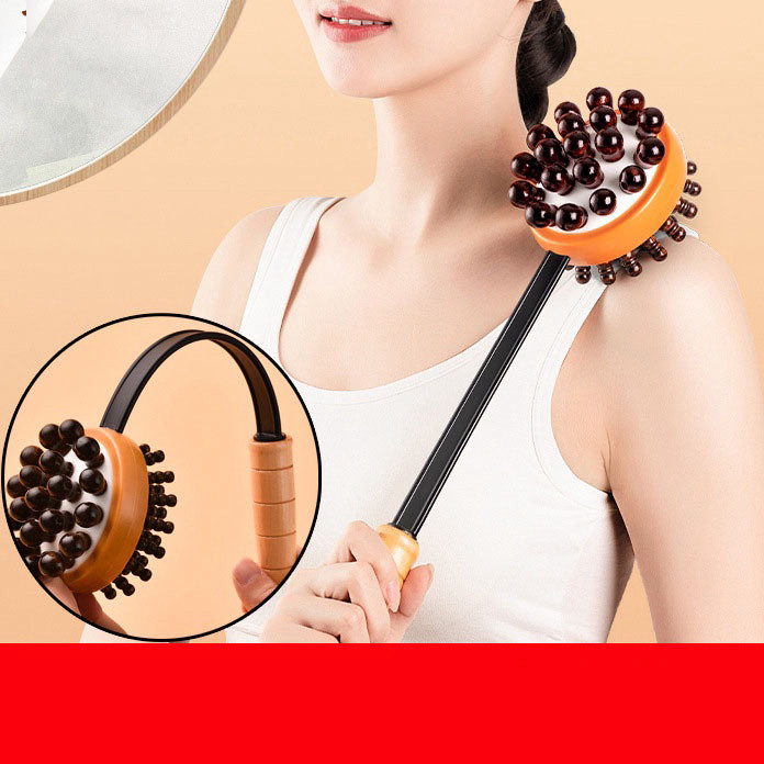 PVN61070 Gậy đấm lưng massage gãi ngứa cơ thể, cây đấm lưng thư giãn đa năng, tay cầm chắc chắn 02