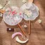 Quạt Tròn Cổ Trang Vải Lụa Thêu Hán Phục cosplay có tua rua chụp hình xinh xắn phụ kiện
