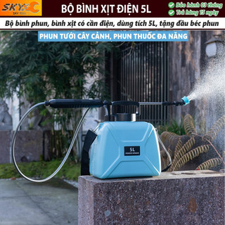 Bình Xịt Nước Tưới Cây Chạy Điện 5L Tiện Dụng, đa năng. Bảo hành 3 tháng