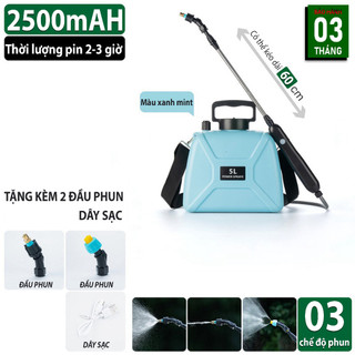 Bình Xịt Nước Tưới Cây Chạy Điện 5L Tiện Dụng, đa năng. Bảo hành 3 tháng