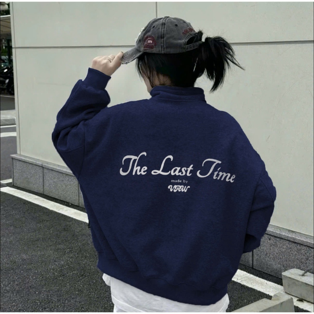 Áo Khoác Nỉ Nam Nữ The-Last-Timee, Áo Khoác Zip Form Boxy Viralwear Unisex, Nỉ Cao Cấp Thiết KếHot Trend 2025 2026.....