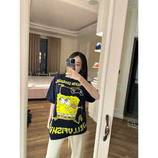 Áo Phông Nam Nữ Form Rộng Hình Bọt Biển Chất Liệu Cotton 100% Co Giãn Thấm Mút Siêu Đẹp - Áo Phông Hot Hit 2026.....