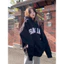 Hoodie Zip - Áo Khoác Nỉ Bông Form Rộng Unisex In Chữ SANJATI Nam Nữ Mặc Được Hottrend 2023 2026.....