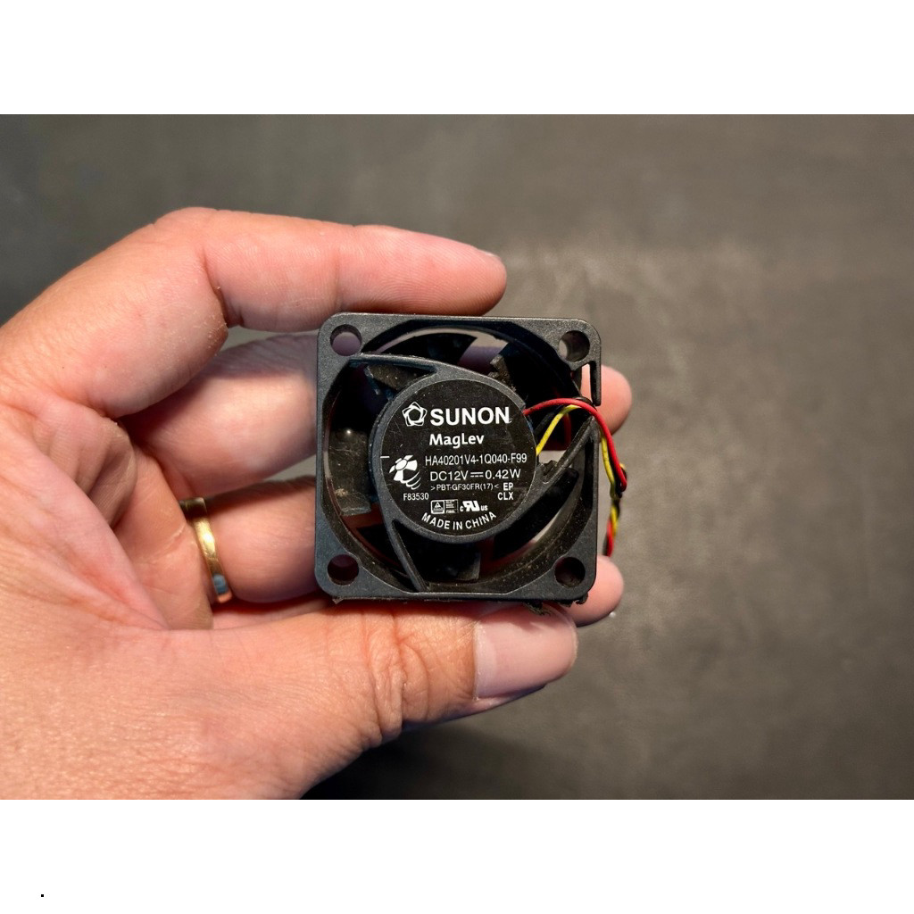 Quạt tản nhiệt 12V 4x4x2cm hàng tháo máy, làm mát linh kiện điện tử gọn bền