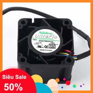 Combo 2 quạt NIDEC không chổi than A 4 dây, hàng tháo máy, vỏ có cấn mẻ