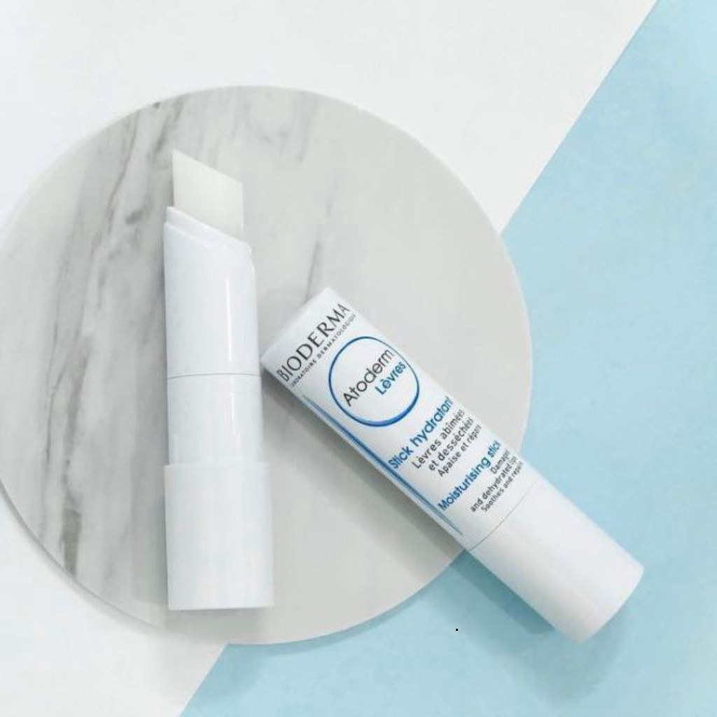 Son dưỡng môi Bioderma Atoderm Levres Stick dưỡng mềm môi khô nẻ dung tích 4gram