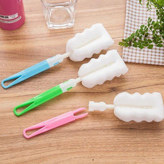 ❌Sale 1K❌ Dụng Cụ Cọ Rửa Bình Sữa Cho Bé, Cọ Ly Cốc Đa Năng Nhiều Màu 88111