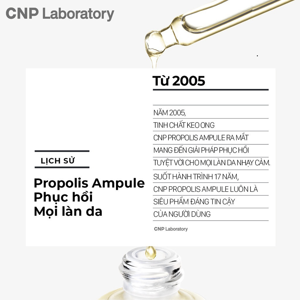 Tinh chất keo ong dưỡng da phục hồi làn da CNP Laboratory Propolis Energy Ampule