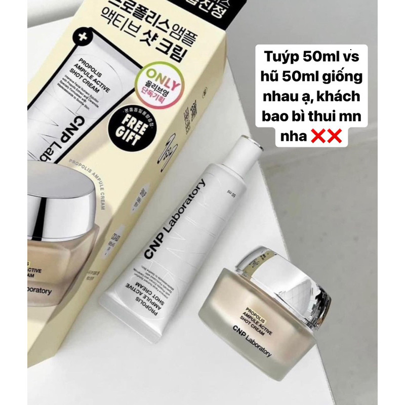 Kem Dưỡng Keo Ong CNP Laboratory Propolis Ampule Active Cream