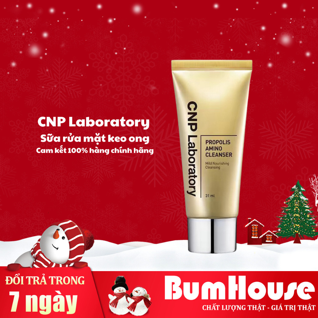 Sữa rửa mặt keo ong dịu lành phục hồi dưỡng ẩm CNP Laboratory Propolis Amino Energy Ampule 31ml/200ml