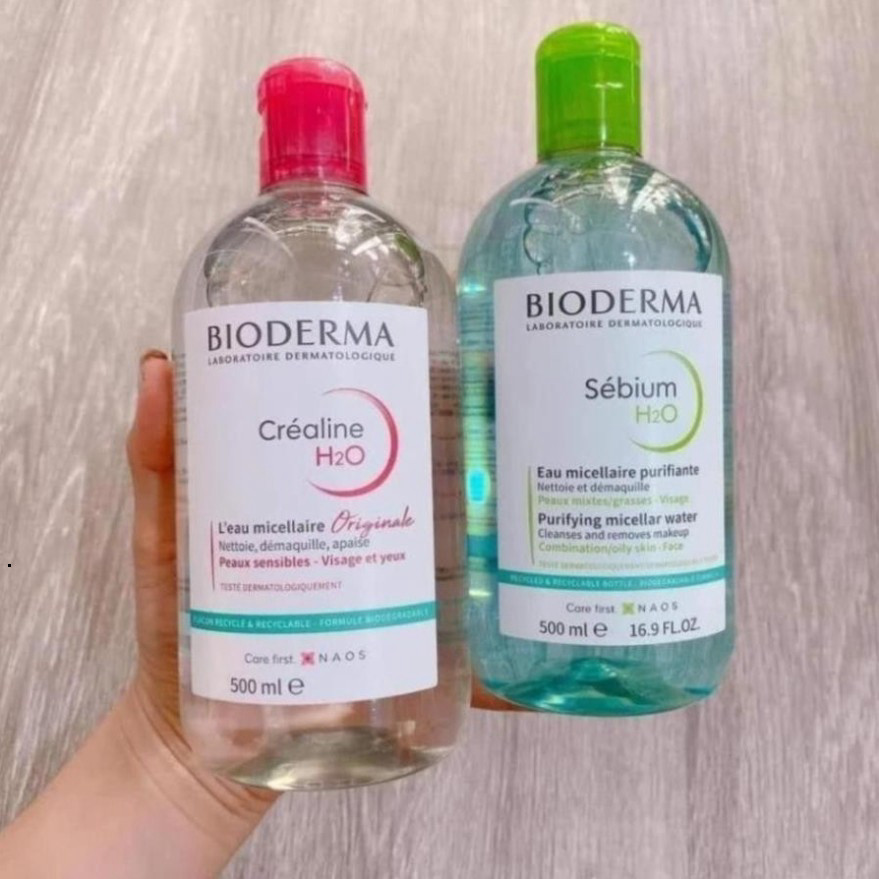 [ CHUẨN AUTH ] Nước Tẩy Trang Bioderma 500ML Của Pháp Có Bill Chính Hãng