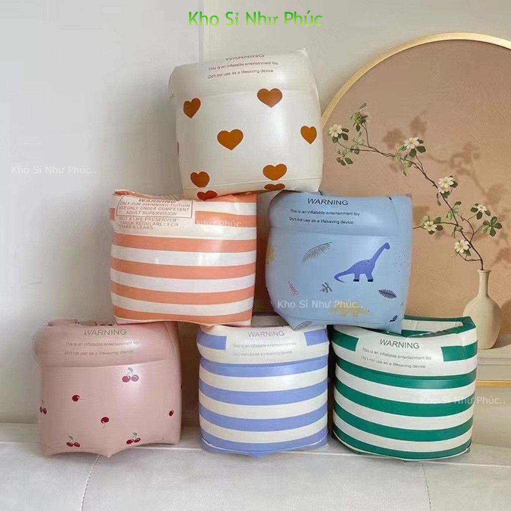 Phao tay tập bơi mẫu mới, phụ kiện bơi lội cho trẻ em và người lớn an toàn khi sử dụng T285