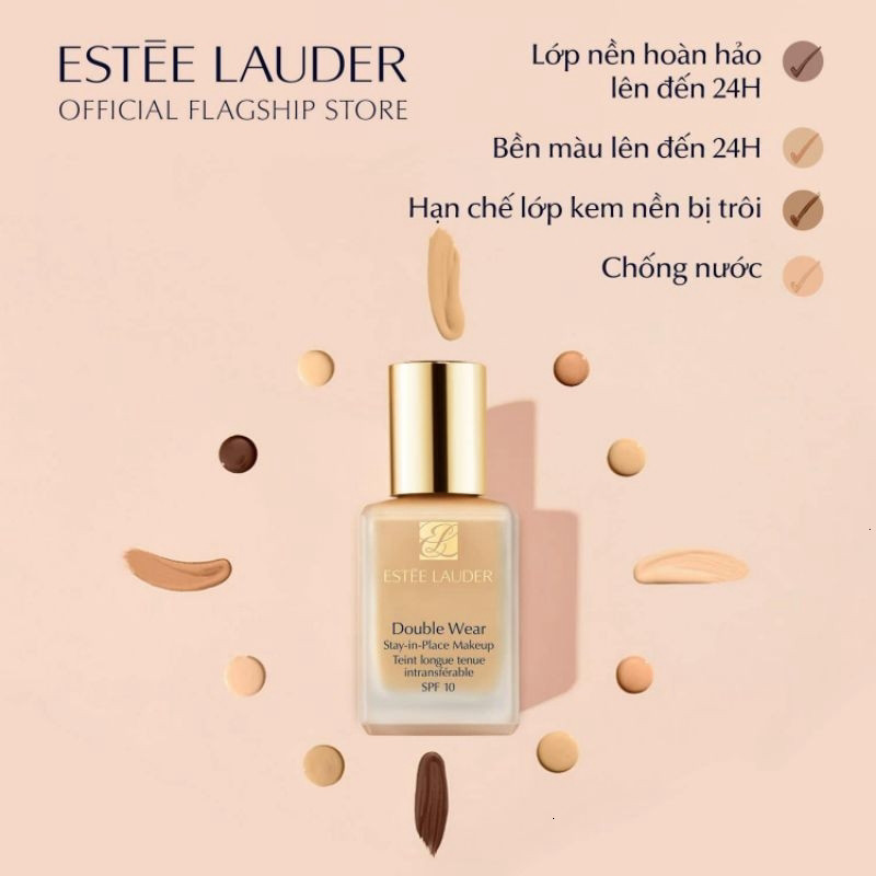 Kem Nền Estee Lauder Double Wear Stay-in-Place Makeup, PA++ Lớp Nền Hoàn Hảo Suốt 24h