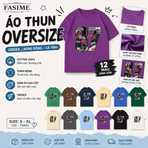 ÁO THUN OVERSIZE UNISEX FORM RỘNG – PHONG CÁCH TEEN NĂNG ĐỘNG
