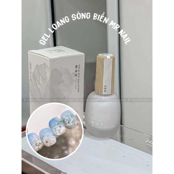 Gel loang sóng biển  MR Nail, loang bọt biển mr nail, loang bọt biển cao cấp