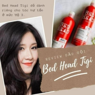 [ CHUẨN AUTH ] Dầu Gội Xả Tigi Đỏ Bed Head Phục Hồi Cấp Độ 3 - 750ml Cặp Dầu Gội Đầu Xả Phục Hồi Tóc Hư Tổn Eli Eli