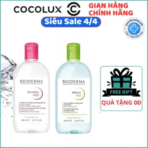 Nước Tẩy Trang Bioderma SensibioH2O Chính Hãng Cho Da Dầu Mụn Và Da Nhạy Cảm