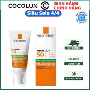 Kem Chống Nắng La Roche-Posay Kiểm Soát Dầu Anthelios XL SPF50+ 50ml LEMON COSMETIC Hasaki chinh hãng