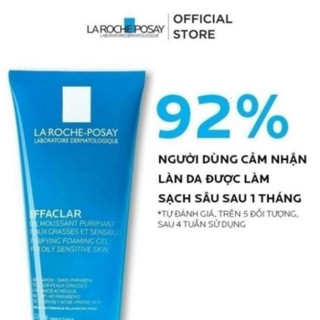 [ CHUẨN AUTH ] Sữa Rửa Mặt Tạo Bọt La Roche Posay Effaclar Foarming Gel cho da dầu nhạy cảm