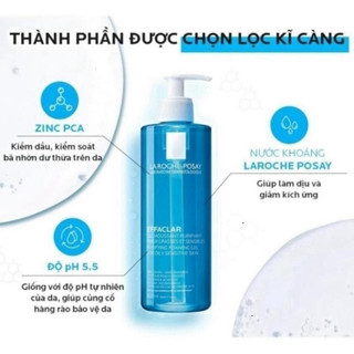 [ CHUẨN AUTH ] Sữa Rửa Mặt Tạo Bọt La Roche Posay Effaclar Foarming Gel cho da dầu nhạy cảm