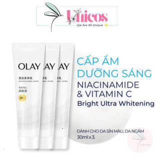 [ TEM PHỤ CTY ] Dưỡng Thể OLAY Body B3 Vitamin C Optic Glow Radiance Cấp Ẩm Sáng Da Bật Tone Nacos Shop