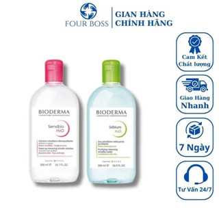 [ TEM PHỤ CTY ] Nước Tẩy trang Bioderma Sensibio + Sebium H2O Sạch Sâu, Dịu Nhẹ Cho Da Nhạy Cảm, Da Dầu 100ml 500ml
