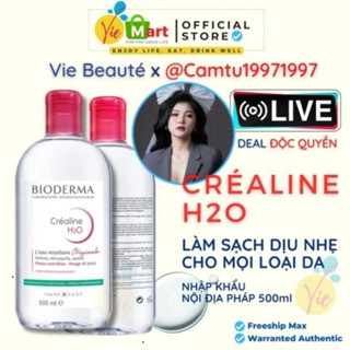 [ TEM PHỤ CTY ] Nước Tẩy trang Bioderma Sensibio + Sebium H2O Sạch Sâu, Dịu Nhẹ Cho Da Nhạy Cảm, Da Dầu 100ml 500ml
