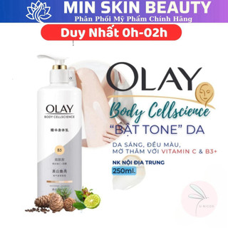 [ TEM PHỤ CTY ] Dưỡng Thể OLAY Body B3 Vitamin C Optic Glow Radiance Cấp Ẩm Sáng Da Bật Tone