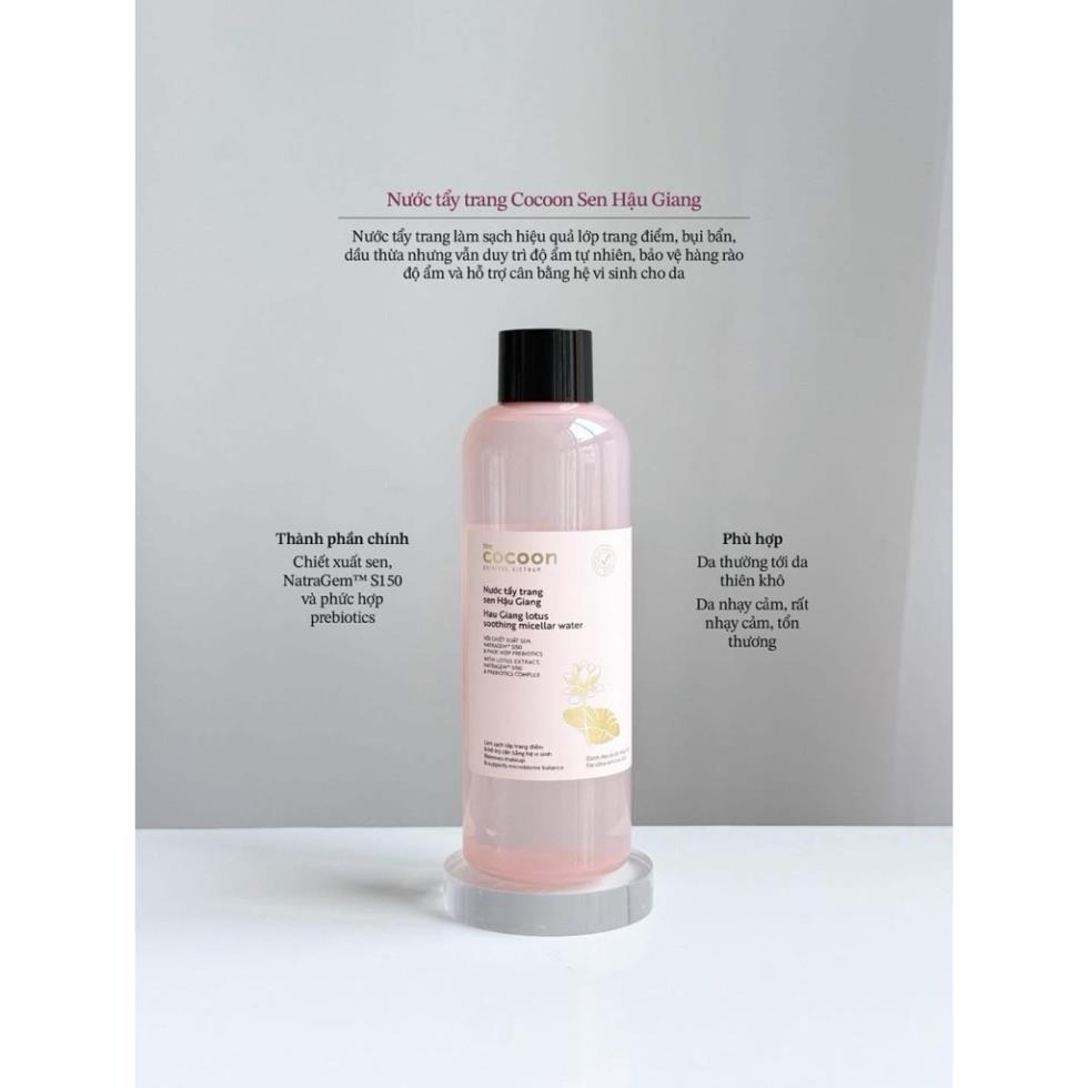 Nước tẩy trang Cocoon Sen Hậu Giang 500ml