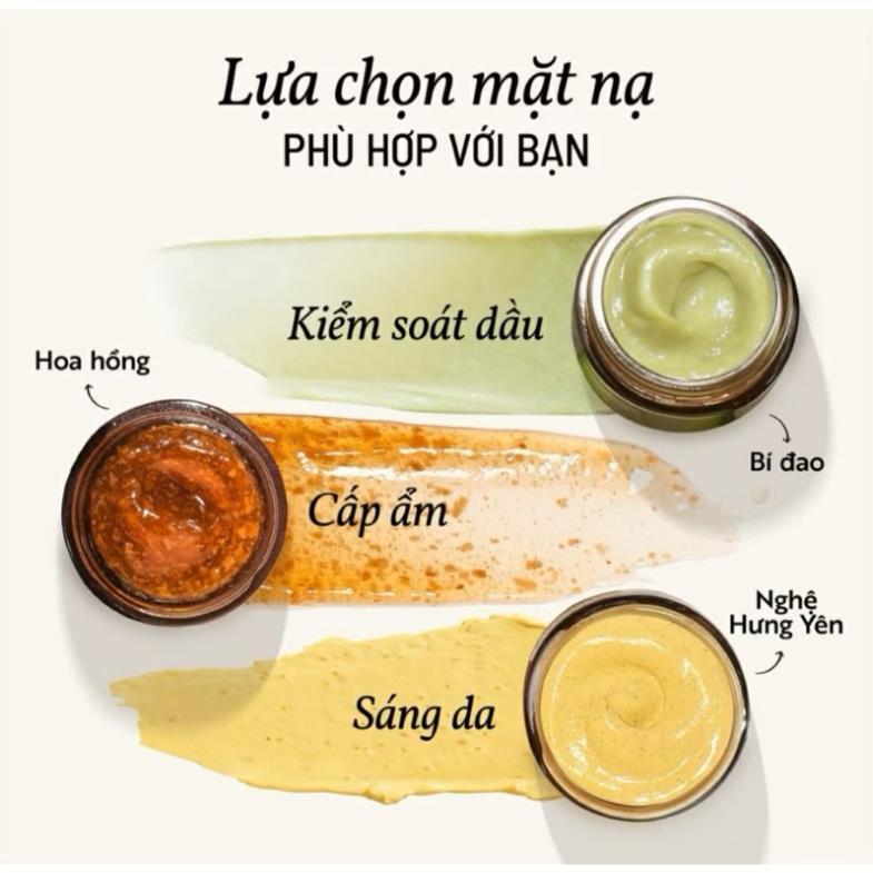 Mặt nạ Cocoon chiết xuất bí đao, nghệ Hưng Yên 30ml