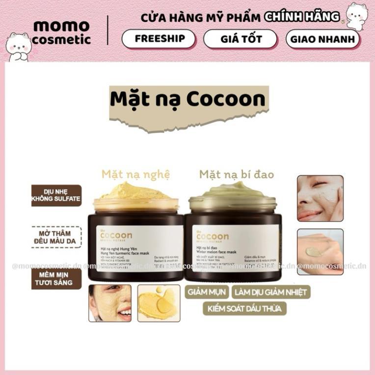 Mặt nạ Cocoon chiết xuất bí đao, nghệ Hưng Yên 30ml