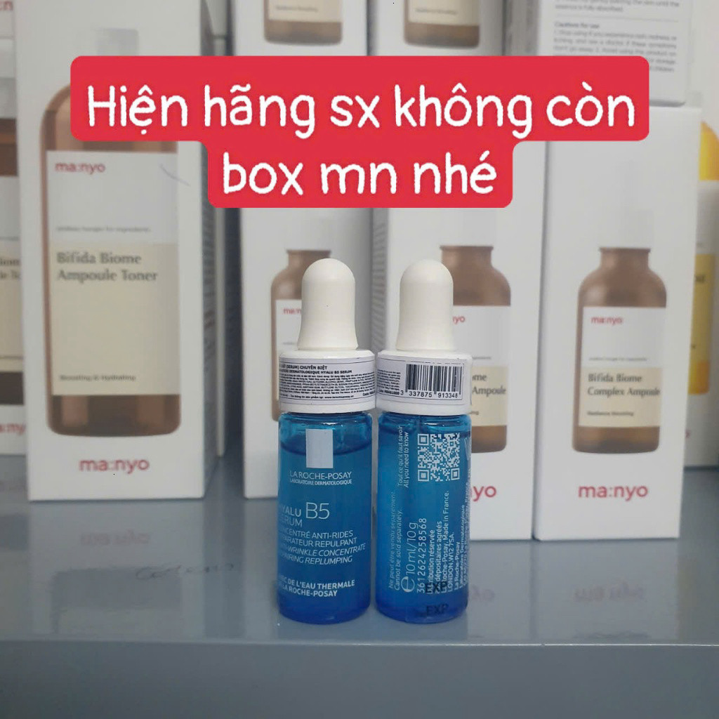 Tinh Chất Phục Hồi Cấp Ẩm Da Serum La Roche Posay Cicaplast B5/ Hyalu B5 10ml (nobox)