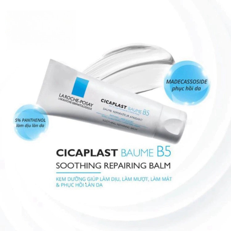 Kem Dưỡng La Roche-Posay Cicaplast Baume B5 (40ml/100ml) - Phục Hồi, Làm Dịu Da Tổn Thương & Giảm Kích Ứng