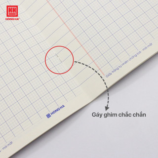 Vở ô ly Hồng Hà Ếch Cốm 80 trang 100gsm, tập học sinh - 0600