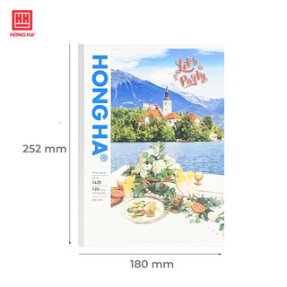 Vở học sinh kẻ ngang Hồng Hà 120 trang Let's Party mã 1425