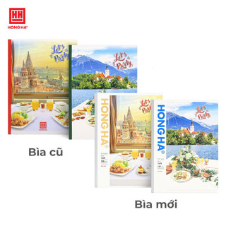 Vở học sinh kẻ ngang Hồng Hà 120 trang Let's Party mã 1425