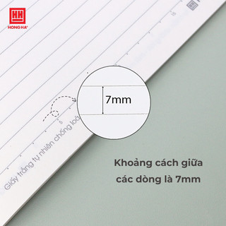 Vở học sinh kẻ ngang Hồng Hà Study Trendy 72 trang, mã 1472