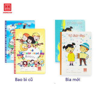 Vở Chép Nhạc Hồng Hà School 0503 - Vở Tập Chép Khuông Nhạc