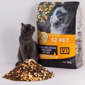 Hạt Cho Mèo S2Pet V1 V2 V3 Đạm Cao Giúp Tăng Cân Nhanh, Hỗ Trợ Tiêu Hoá Phù Hợp Mọi Lứa Tuổi.