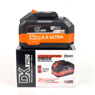 Pin 15 cell Dkpro 4 mosfet 6ah, 5s3p 21v, chân phổ thông m21 4cm, có đèn led , dùng cho máy mài , máy