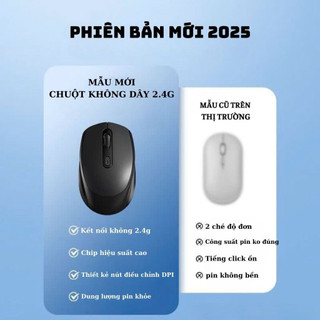 Chuột Không Dây Bluetooth A6 CoreX, Không Gây Ồn Pin Sạc Kết Nối 2 Chế Độ Cho Mọi Thiết Bị Máy Tính, Laptop.
