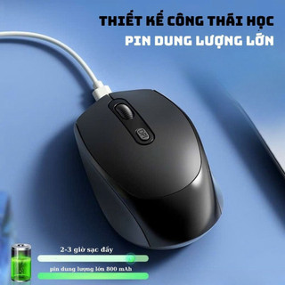 Chuột Không Dây Bluetooth A6 CoreX, Không Gây Ồn Pin Sạc Kết Nối 2 Chế Độ Cho Mọi Thiết Bị Máy Tính, Laptop.