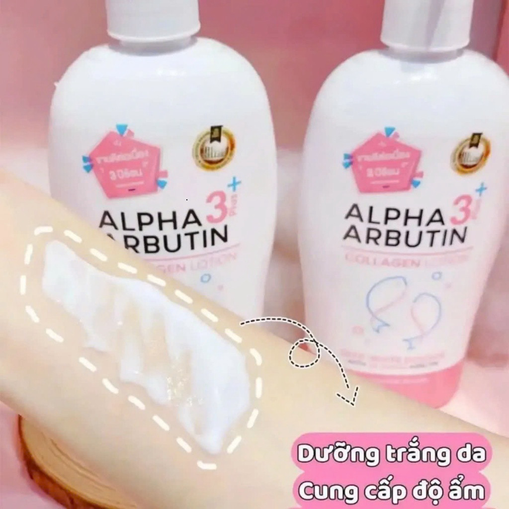 Sữa Dưỡng Thể ALPHA ARBUTIN 3Plus+ Collagen Precious Skin Body Lotion 500ml (Mẫu mới 2024)