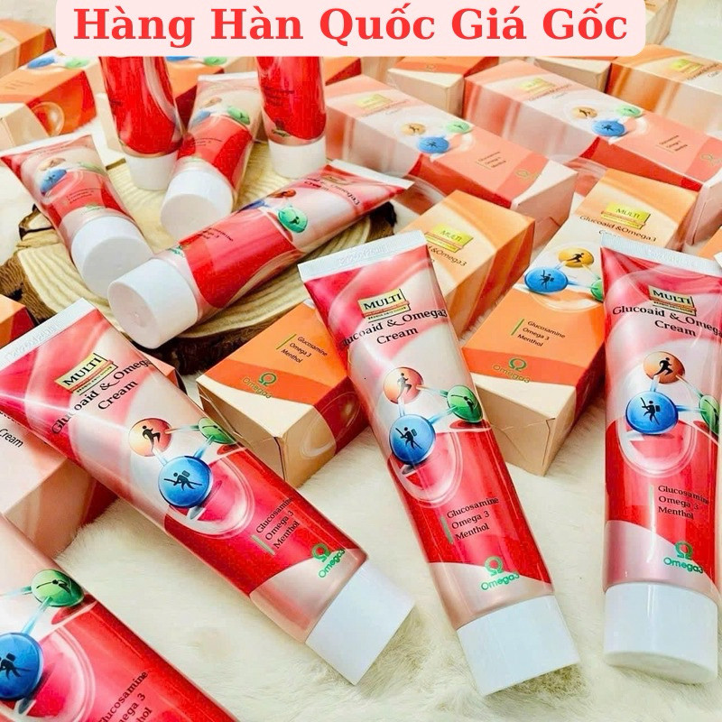 Dầu lạnh xoa bóp khớp Gluciaid & Omega 3 Cream chính hãng
