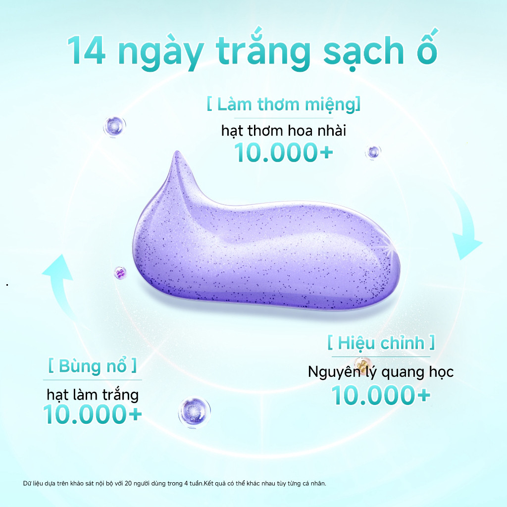 Kem Đánh Răng Làm Trắng Răng JASMEEN - Công Nghệ Biến Sắc 3D & Hương Hoa Nhài Tự Nhiên