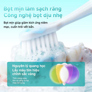 Kem Đánh Răng Làm Trắng Răng JASMEEN - Công Nghệ Biến Sắc 3D & Hương Hoa Nhài Tự Nhiên