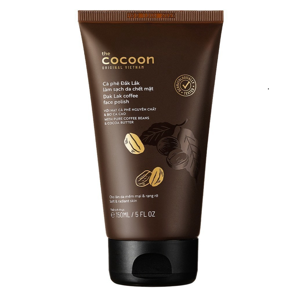 [DAILY] Tẩy Tế Bào Chết Da Mặt Cocoon Cà Phê Đắk Lắk 150ml Hasaki Sản phẩm chính hãng