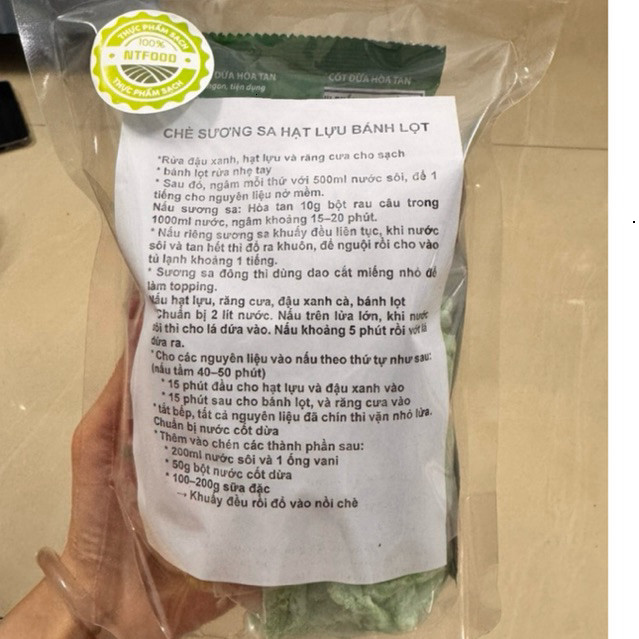 Sét chè sương sa hạt lựu - bánh lọt NTFOOD